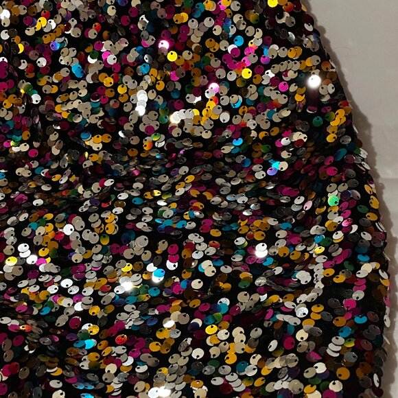 SHEIN Dresses & Skirts - Shein Curve Multicolor Sequin Skirt 2XL Party Fit
